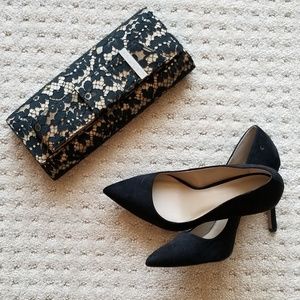 Saks Fifth Avenue Black Heels - Size 6.5